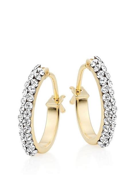 beaverbrooks gold hoop earrings.